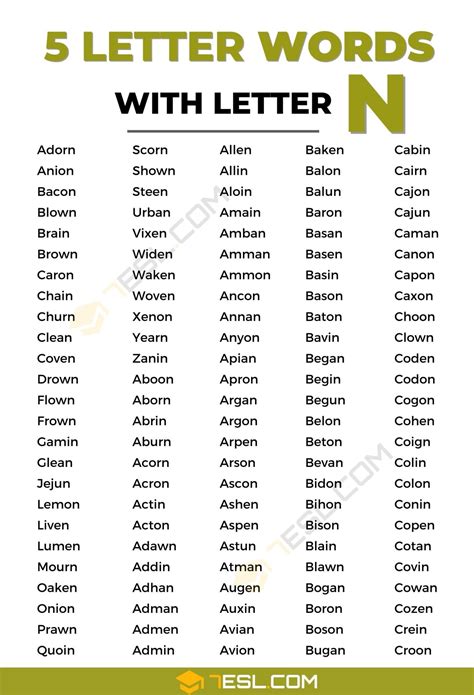 5-letter words ending with in|5 letter word with i n in the middle.